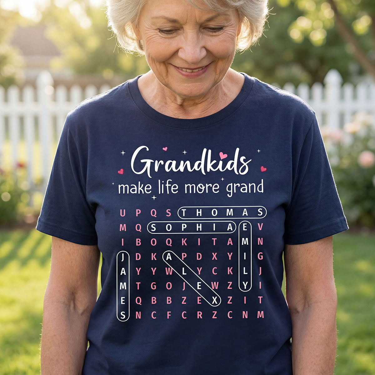 The Greatest Gift You Ever Know Word Search Puzzle Art - Personalized Shirt - Gift For Grandma