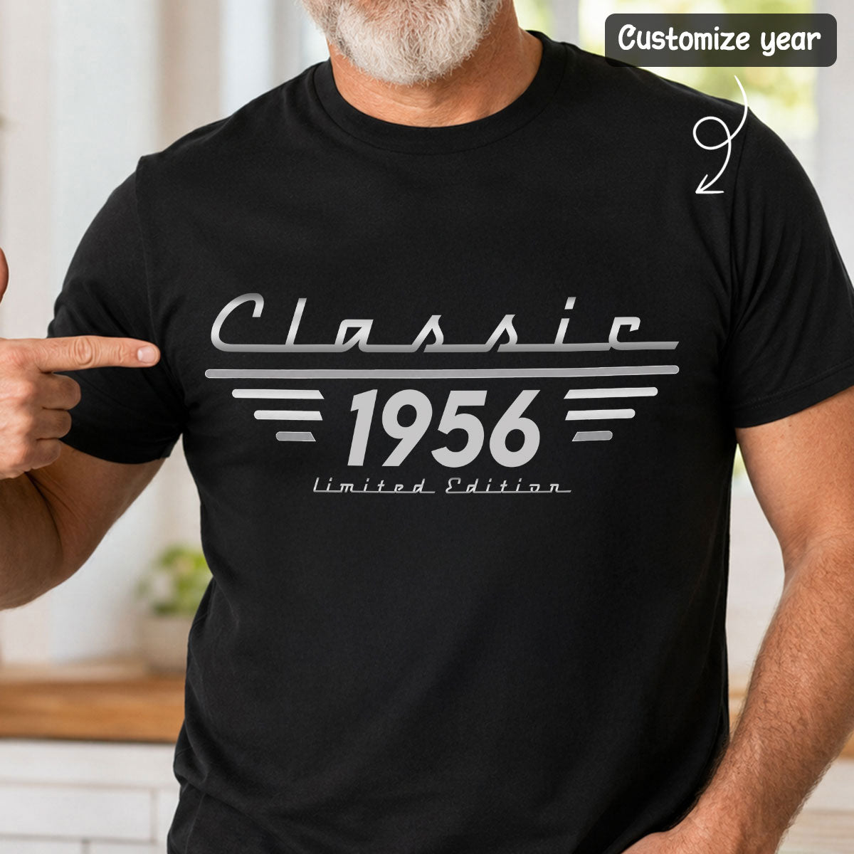 Vintage Classic Man Custom Year - Personalized Shirt - Father's Day Gift, Birthday Gift For Grandpa, Dad, Husband