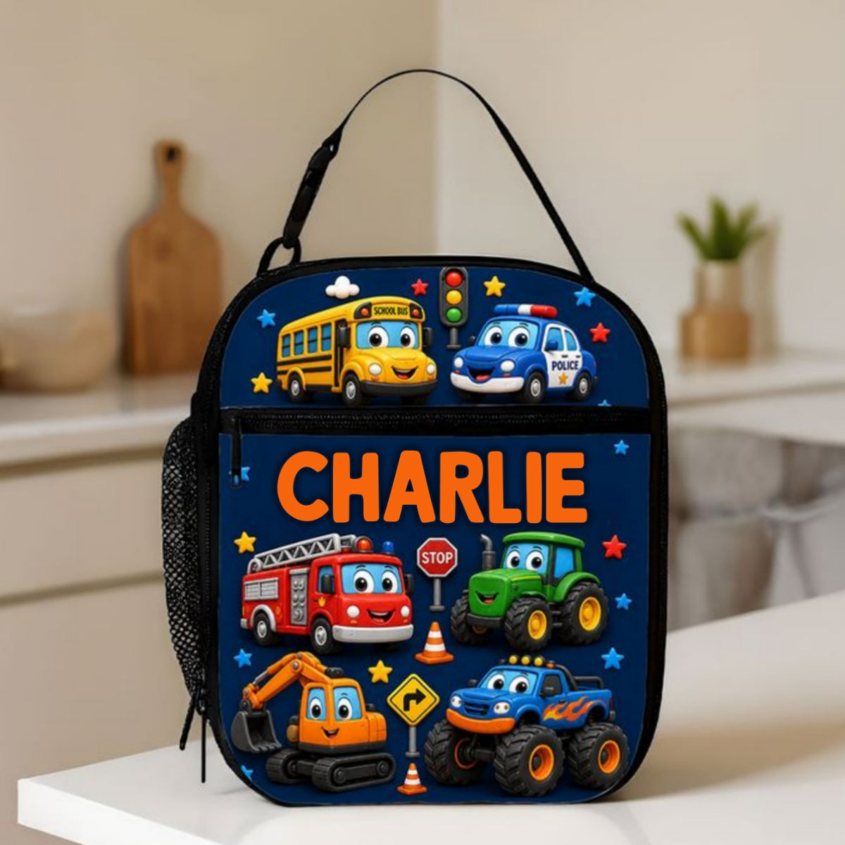 On-trend Animal Design for Boys Girls - Personalized Insulated Kid Lunch Bag - Back to School Gift for Kids