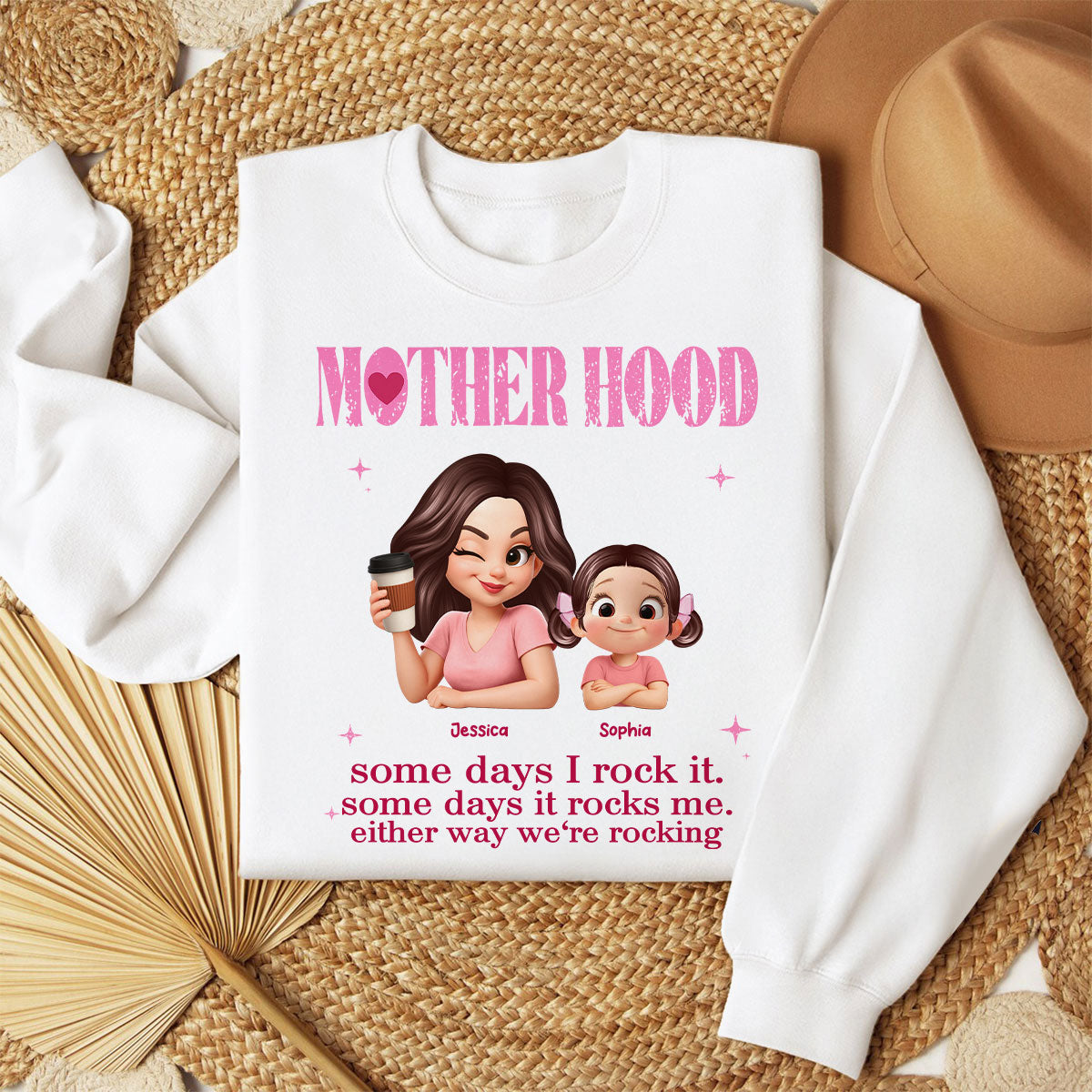 Rockin' Motherhood - Personalized Shirt - Mother's Day Gift for Mom, Wife