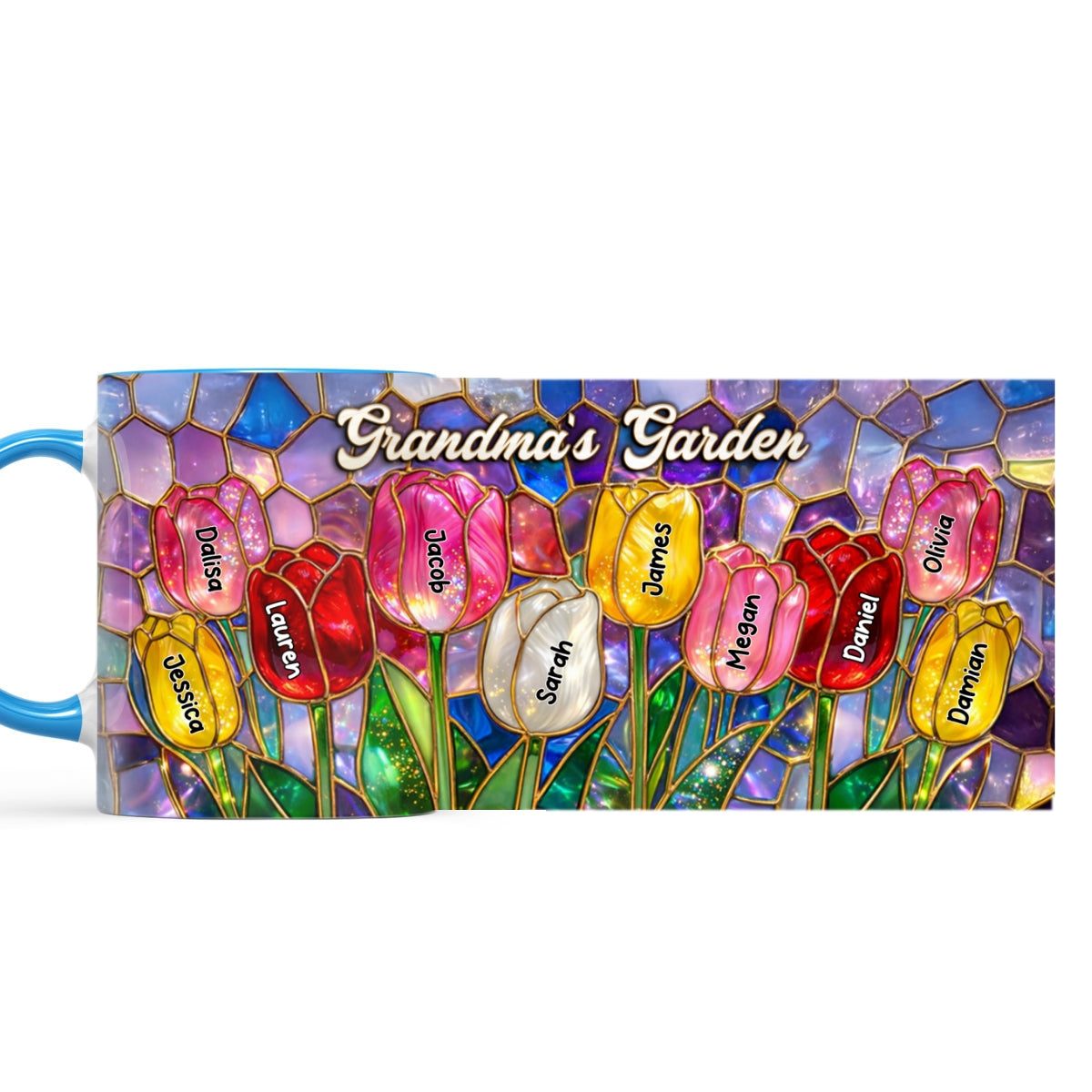 Tulip Flower - Personalized Mug - Aesthetic Tea Mug, Mother's Day Gift for Mom, Wife
