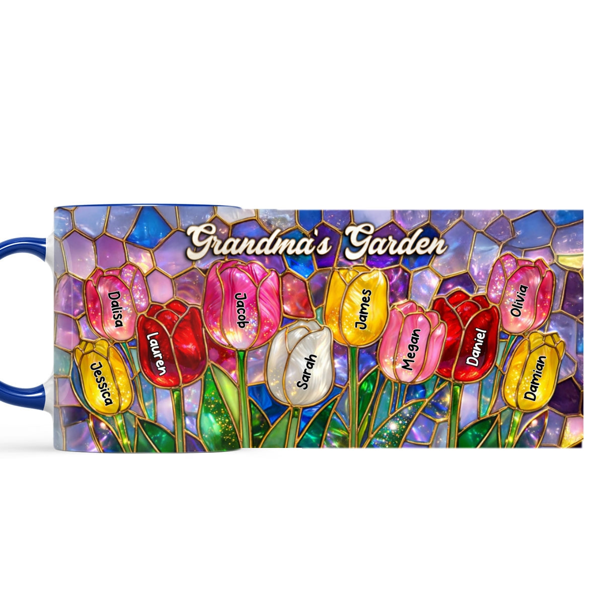 Tulip Flower - Personalized Mug - Aesthetic Tea Mug, Mother's Day Gift for Mom, Wife