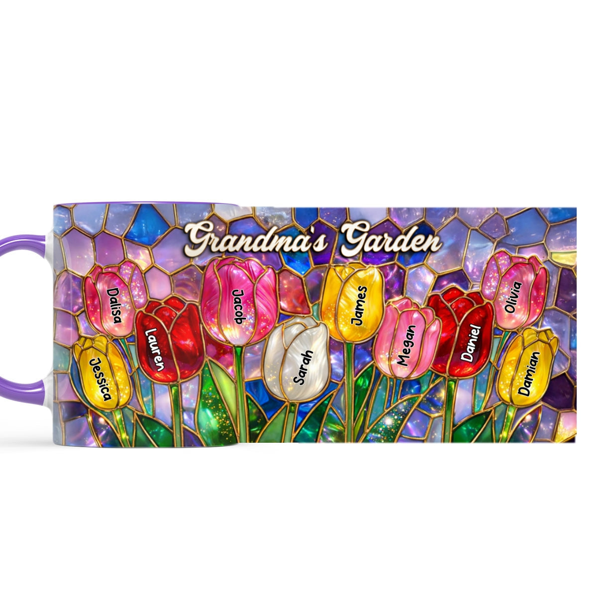 Tulip Flower - Personalized Mug - Aesthetic Tea Mug, Mother's Day Gift for Mom, Wife