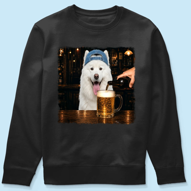 Vintage Custom Pet Drinking Beer - Personalized Shirt - Beer Lover Shirt