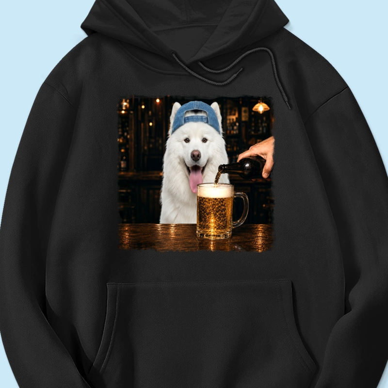 Vintage Custom Pet Drinking Beer - Personalized Shirt - Beer Lover Shirt