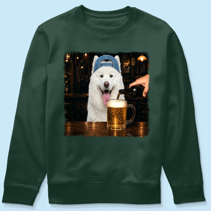 Vintage Custom Pet Drinking Beer - Personalized Shirt - Beer Lover Shirt