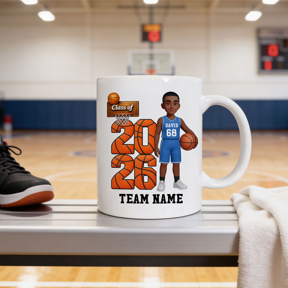 Basketball Senior Class Of 2026 2027 - Personalized Mug - Graduation Keepsake For Son, Daughter