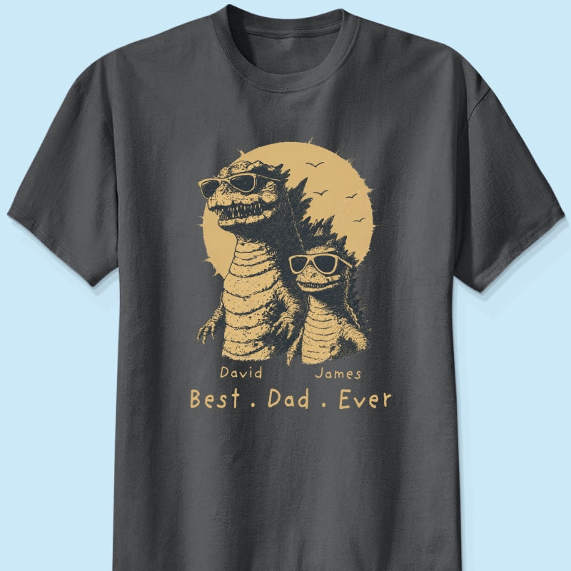 Best Dad Ever - Personalized Shirt - Funny Father's Day Gift for Dad, Papa, Husband