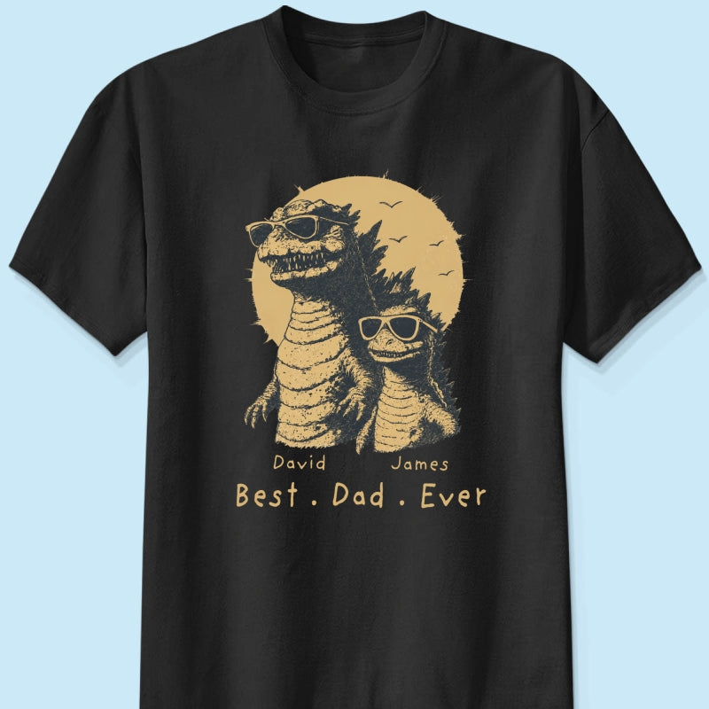 Best Dad Ever - Personalized Shirt - Funny Father's Day Gift for Dad, Papa, Husband