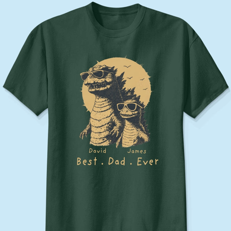 Best Dad Ever - Personalized Shirt - Funny Father's Day Gift for Dad, Papa, Husband