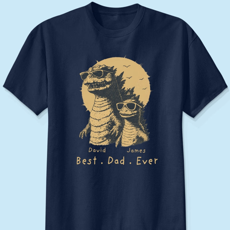 Best Dad Ever - Personalized Shirt - Funny Father's Day Gift for Dad, Papa, Husband