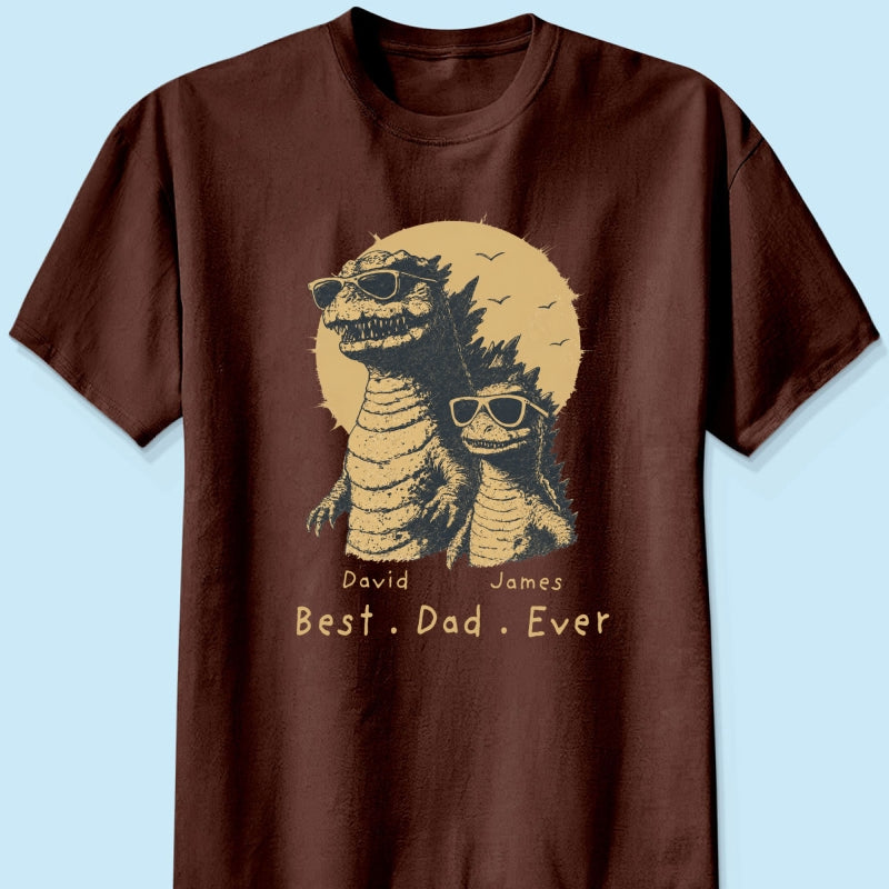 Best Dad Ever - Personalized Shirt - Funny Father's Day Gift for Dad, Papa, Husband