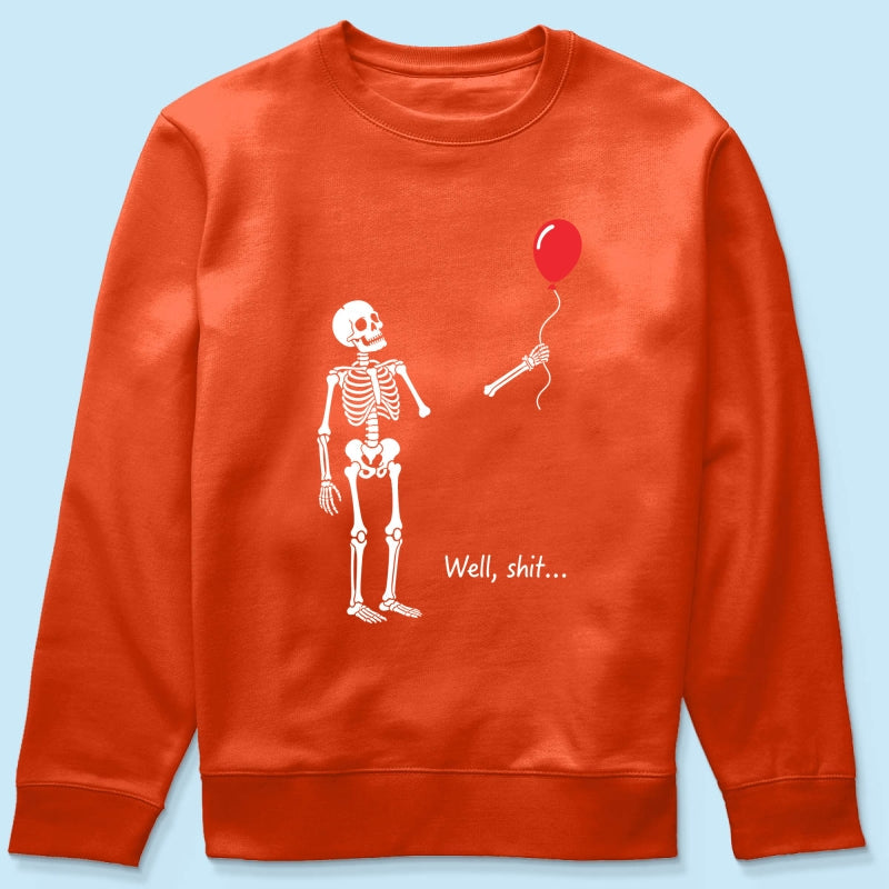 Trendy Funny Skeleton Shirt - Halloween Costume