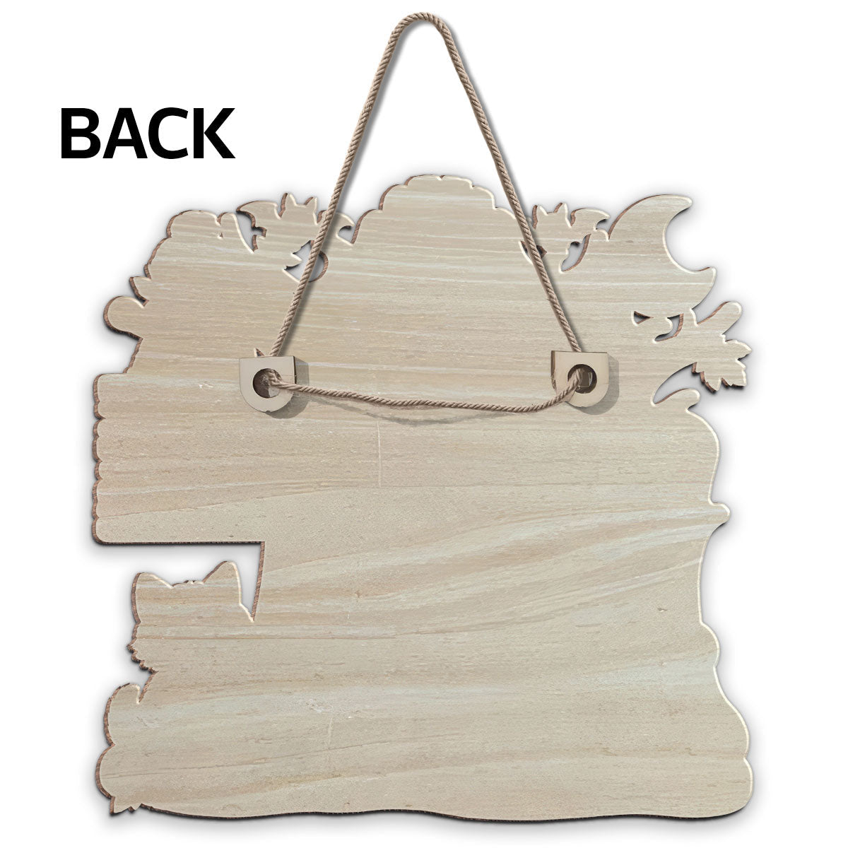 Cute Kids Welcome To Grandma Grandpa Haunted House - Personalized Wood Sign - Halloween Decoration For Grandparents