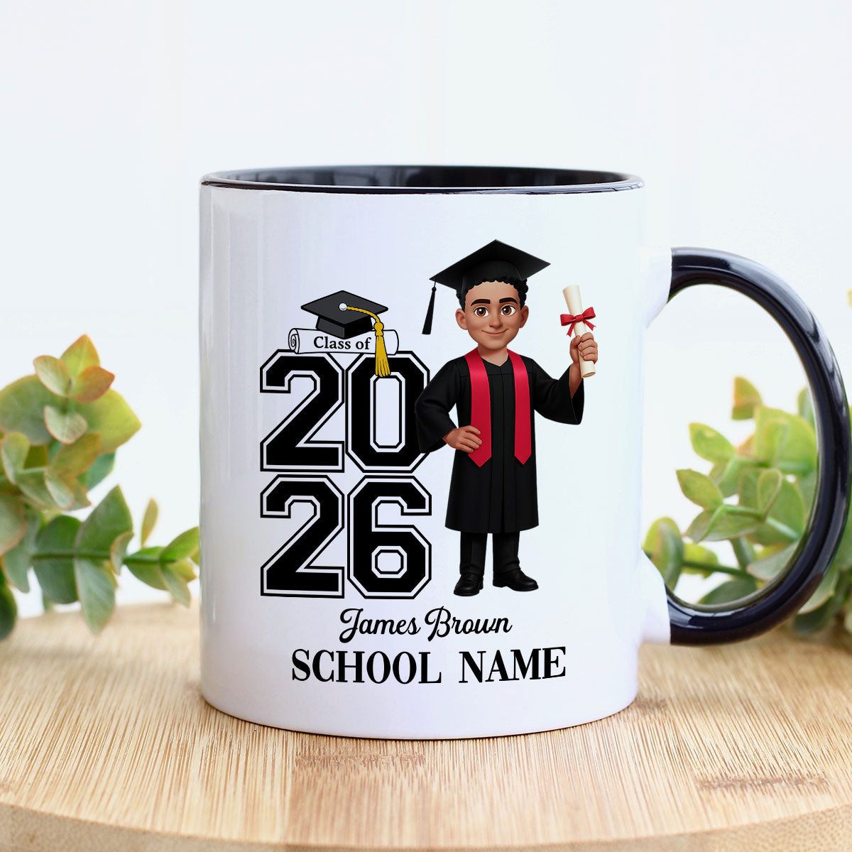 Class Of 2026 2027 Keepsake - Personalized Mug - Graduation Gift For Graduates, Daughter