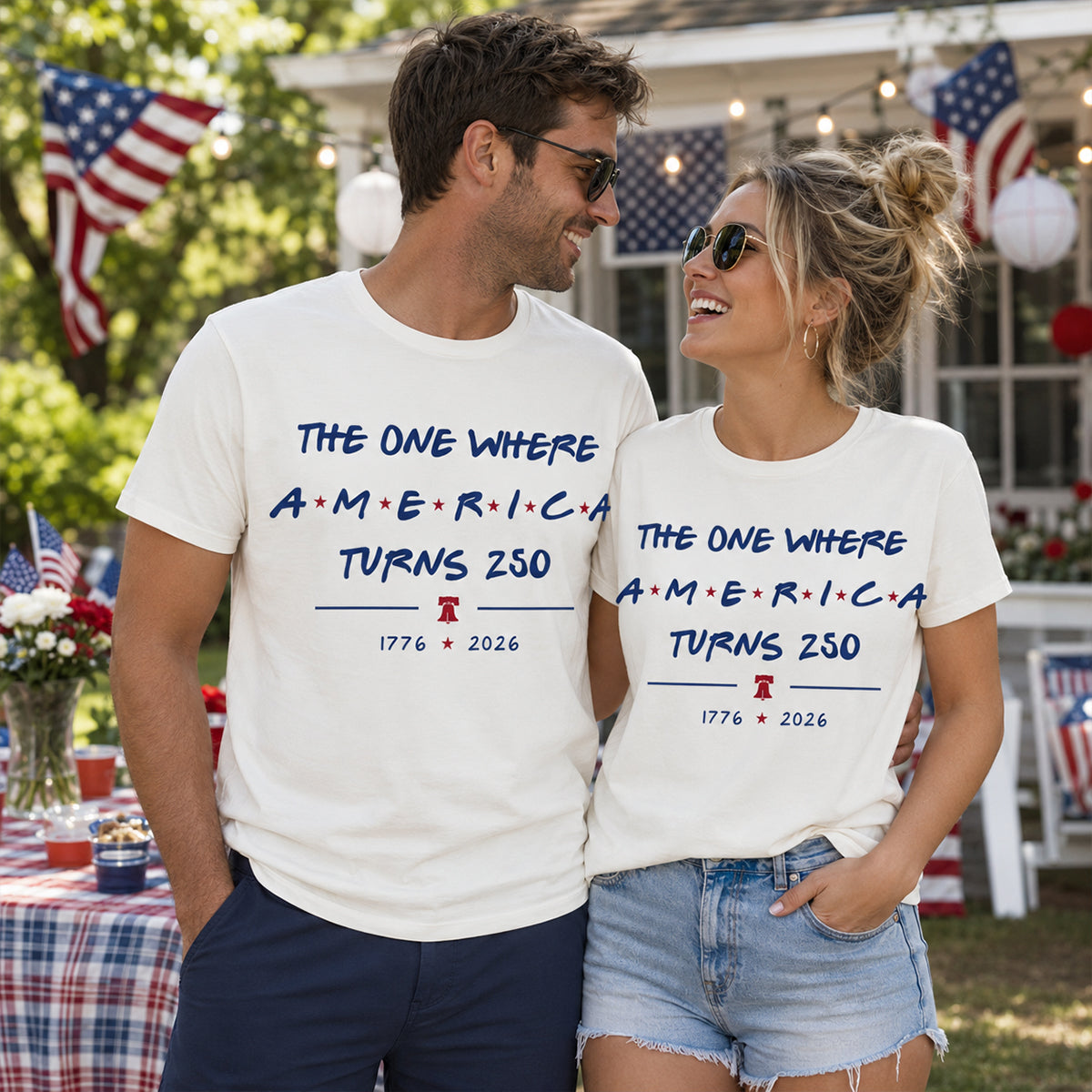 The One Where America Turns 250 - 4th Of July Shirt - American 250th Anniversary, Cool Gift for Her, for Him
