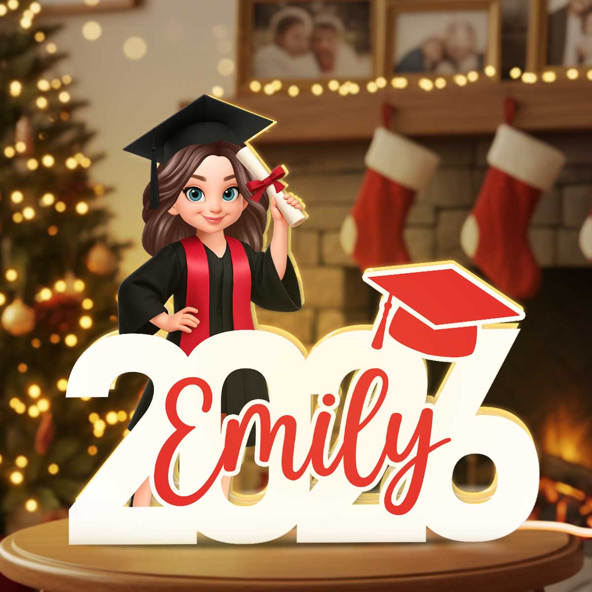 Graduation Senior - Personalized Light Box - Christmas Gift For Graduates