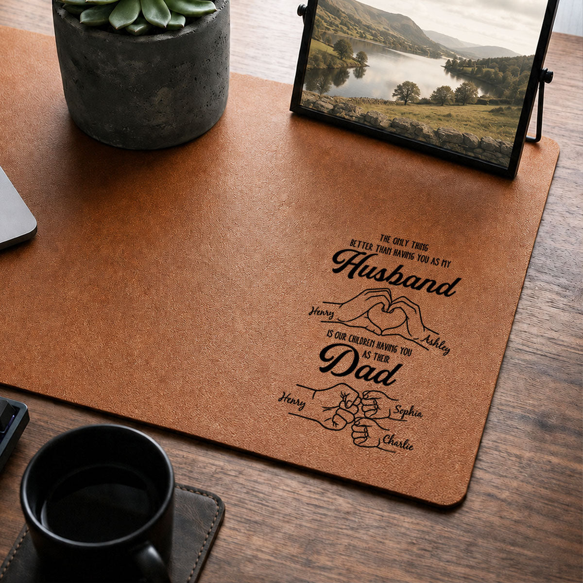 The Only Thing Better Than Having You As Husband - Personalized Desk Mat - Father's Day Gift For Husband, Dad