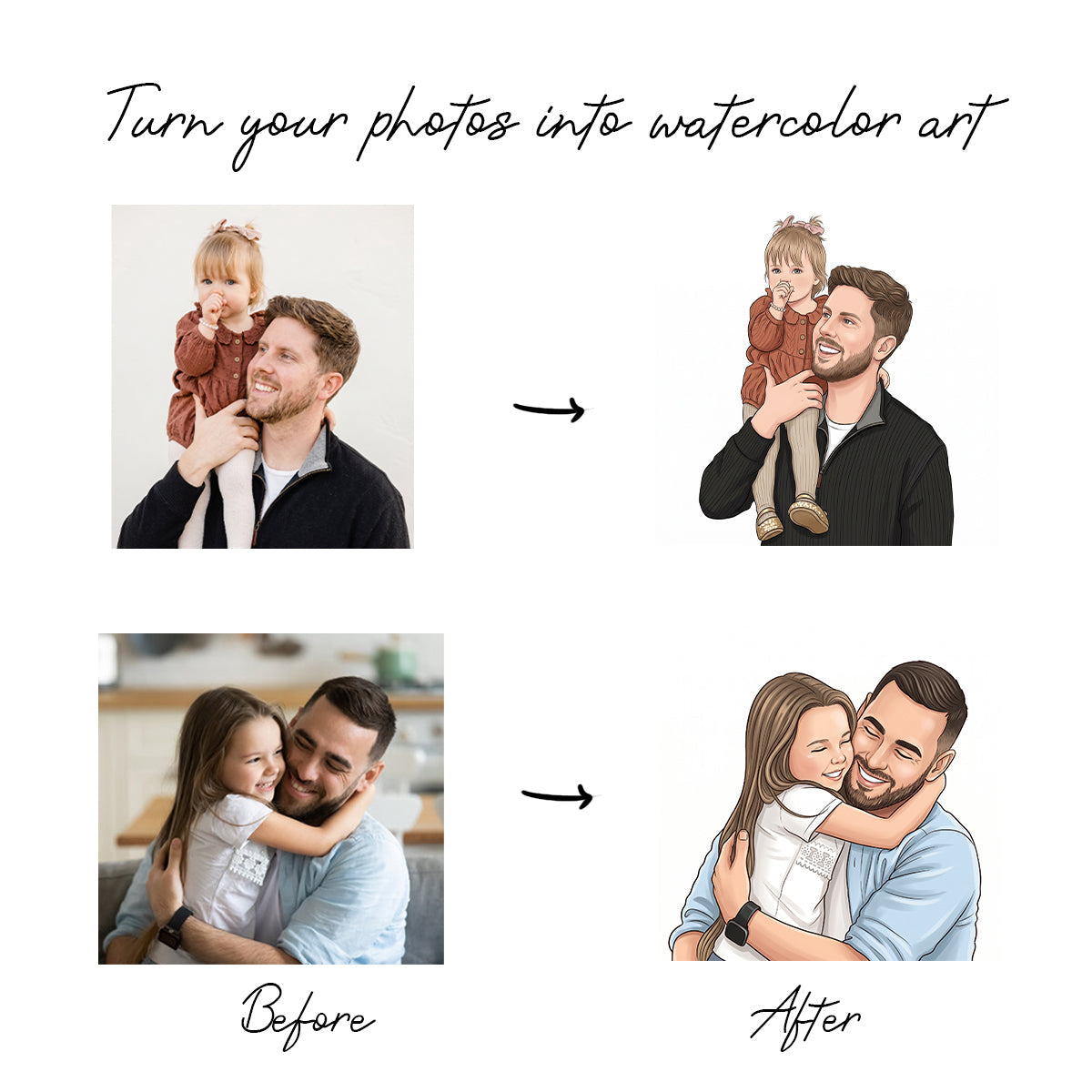 Drive Safe Dad Custom Photo - Personalized Car Visor Clip - Father's Day Gift for Dad, Husband
