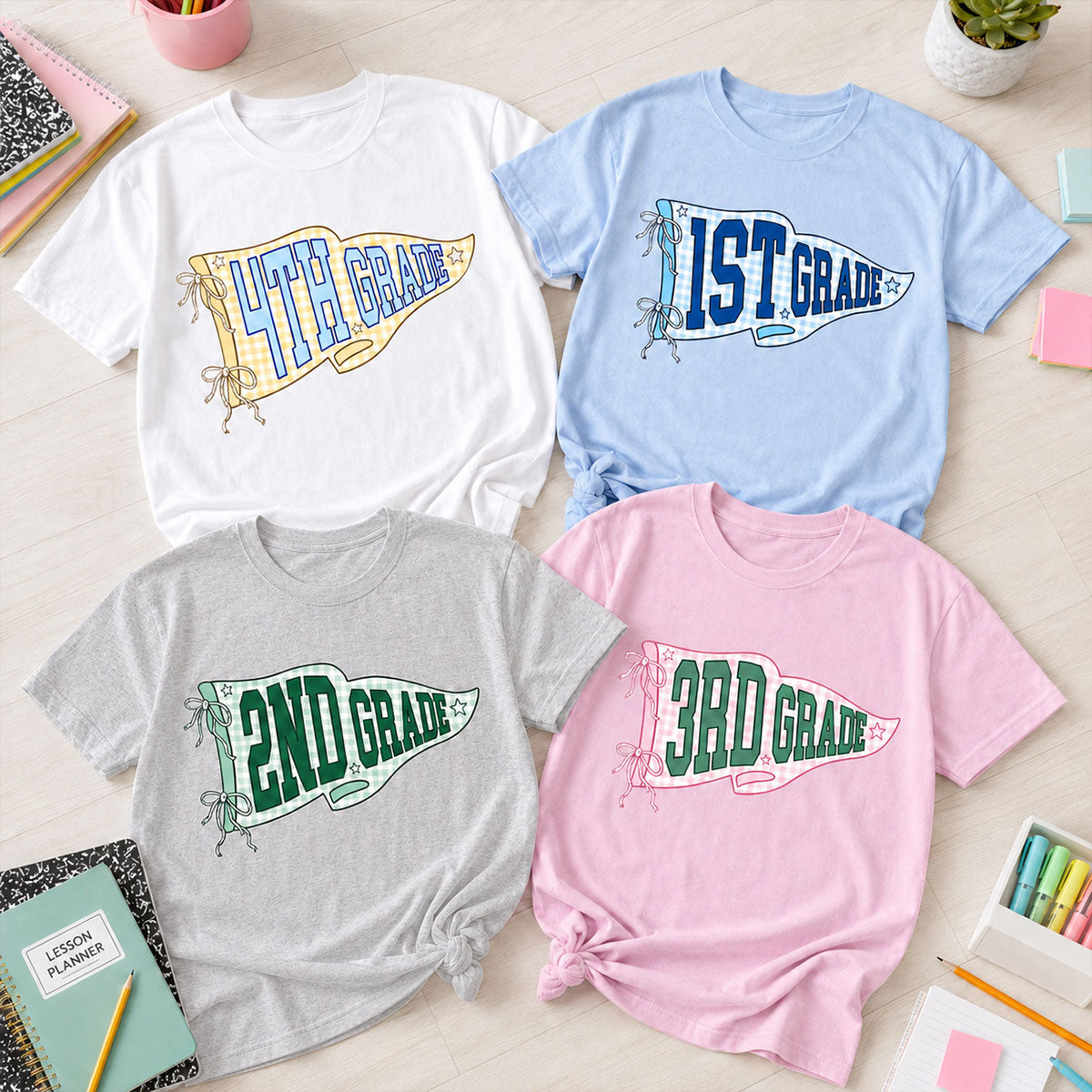 Teacher Team Grade Level - Personalized Double-Sided Shirt - Back To School Gift For Teacher