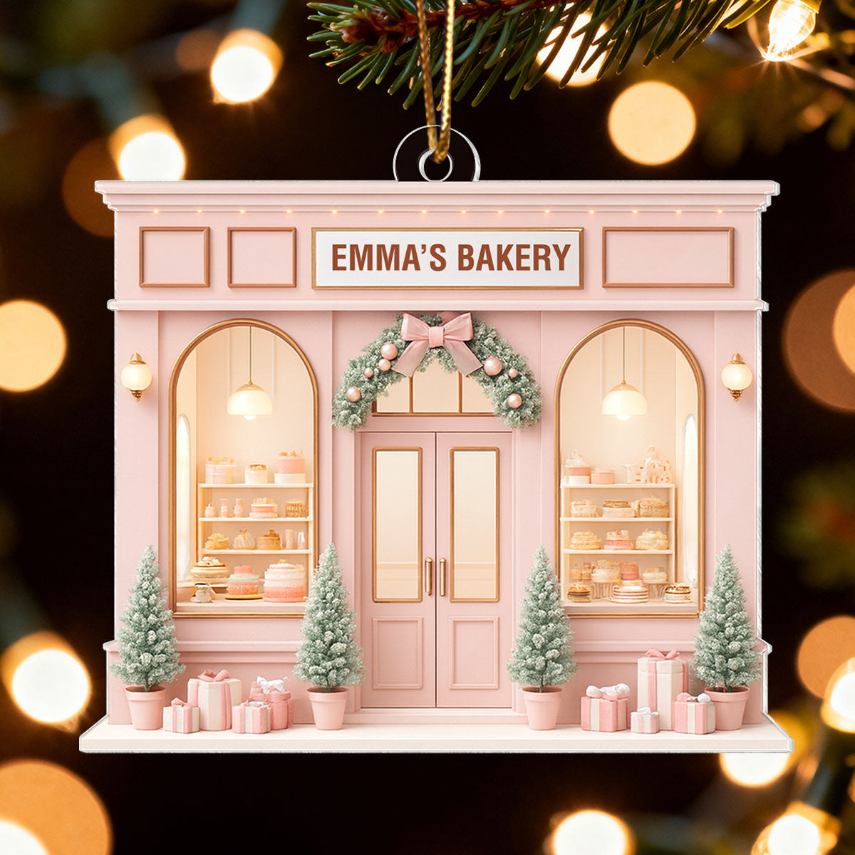 Every Day Smells Like Fresh Bread – Personalized Acrylic Ornament – Perfect Gift for Bakery Owners