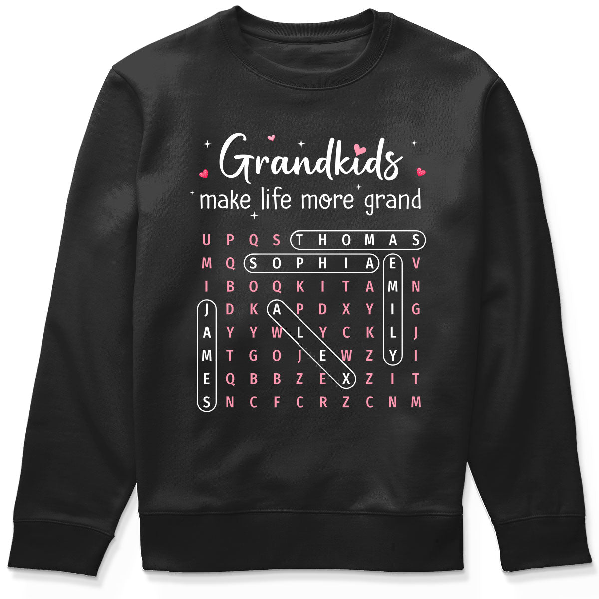 The Greatest Gift You Ever Know Word Search Puzzle Art - Personalized Shirt - Gift For Grandma