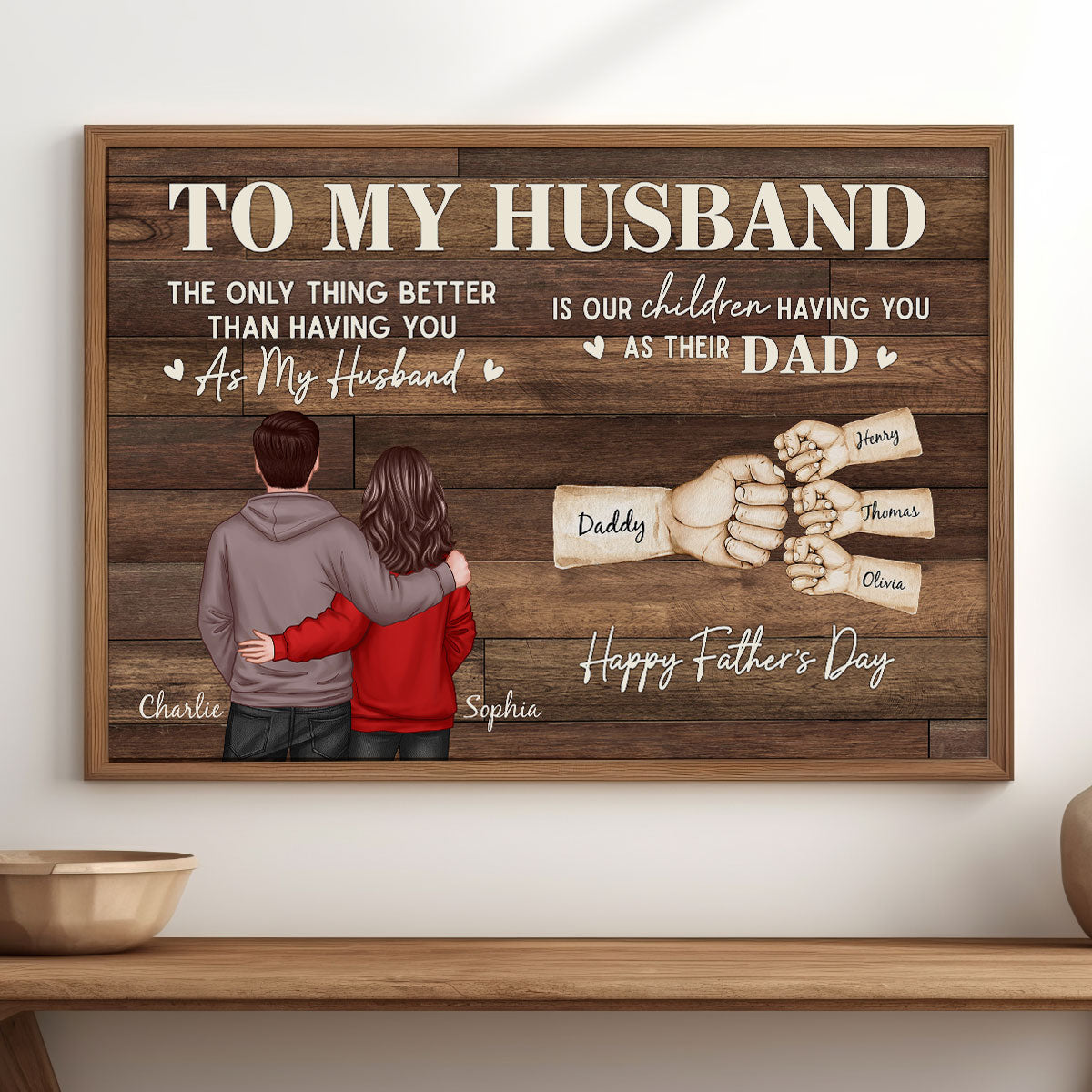The Only Thing Better Than Having You As Husband - Personalized Poster - Heartfelt Father's Day Gift For Husband, Dad