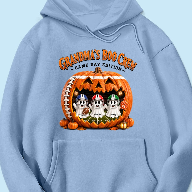 Grandma's Boo Crew Game Day Edition - Personalized Shirt - Halloween Gift, Gift For Grandma