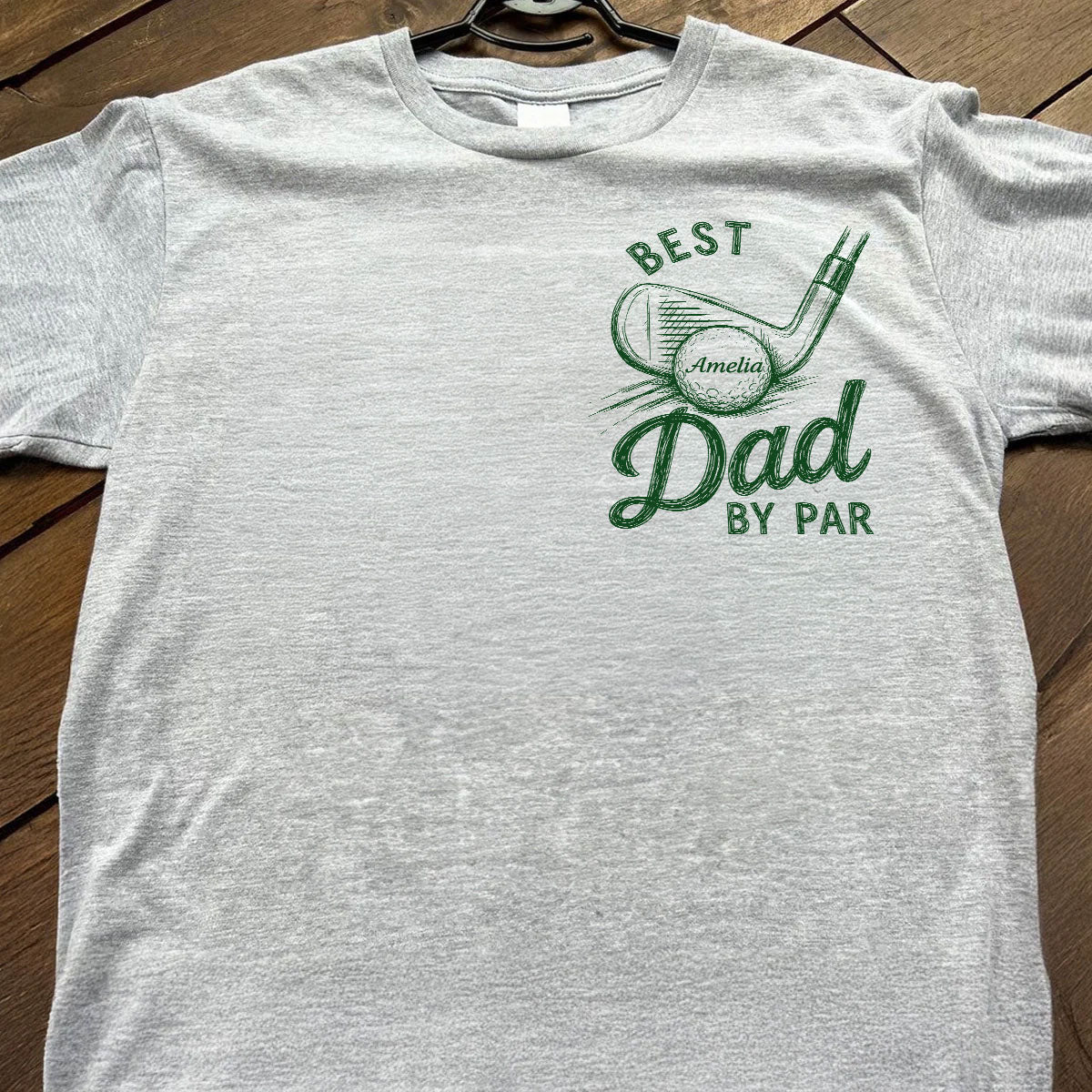 Best Dad By Par Golf Lover - Personalized Shirt - Father's Day Gift for Dad, Husband