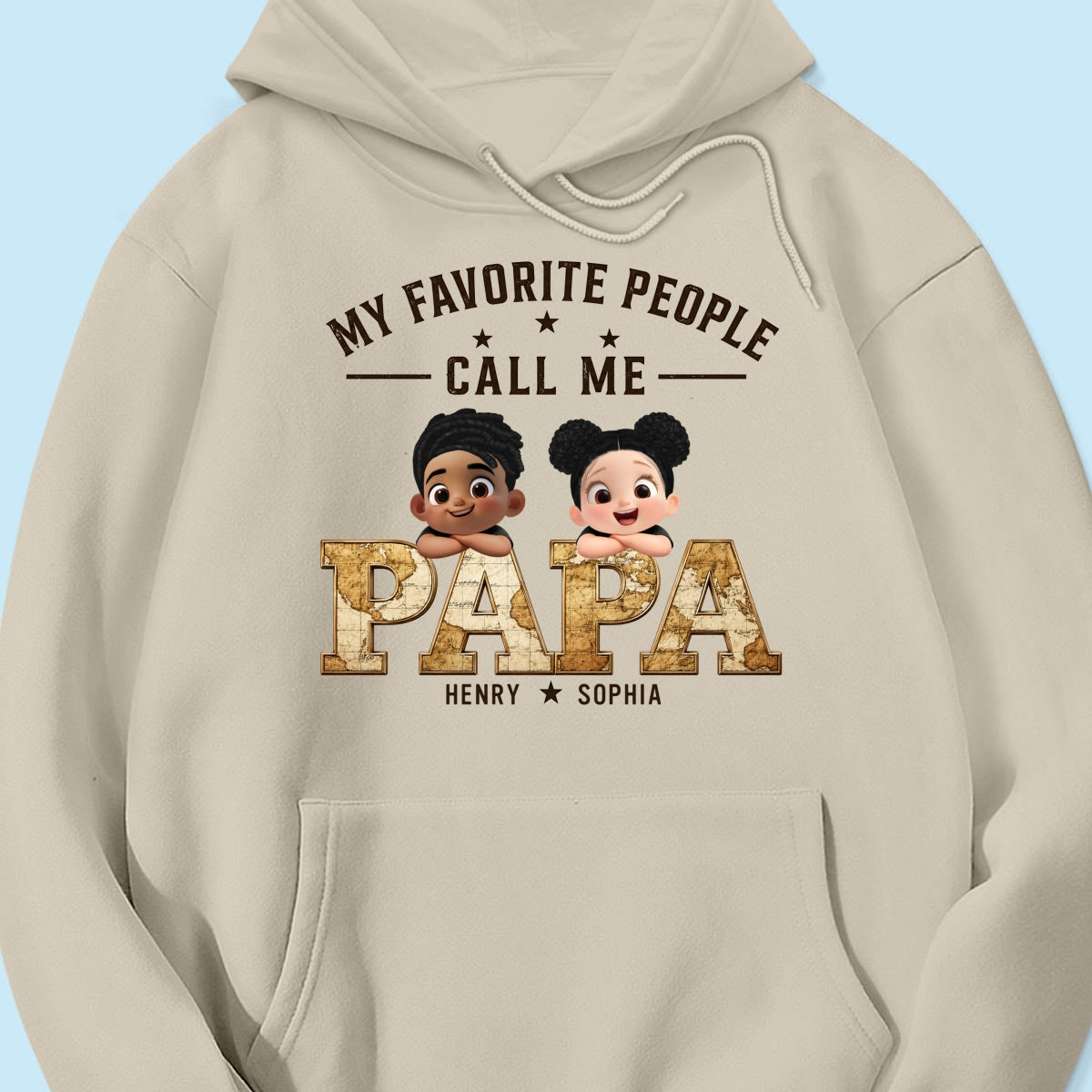 My Favorite People Call Me Grandpa - Personalized Shirt - Father's Day Gift for Dad, Grandpa, Husband