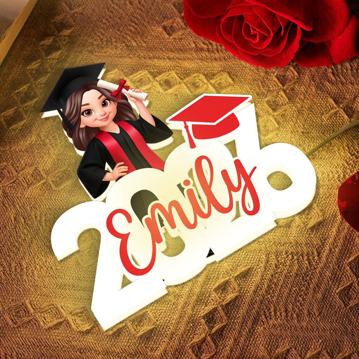 Class Of Graduation Senior - Personalized Light Box - Gift For Graduation Day, Graduation Gift, Keepsake