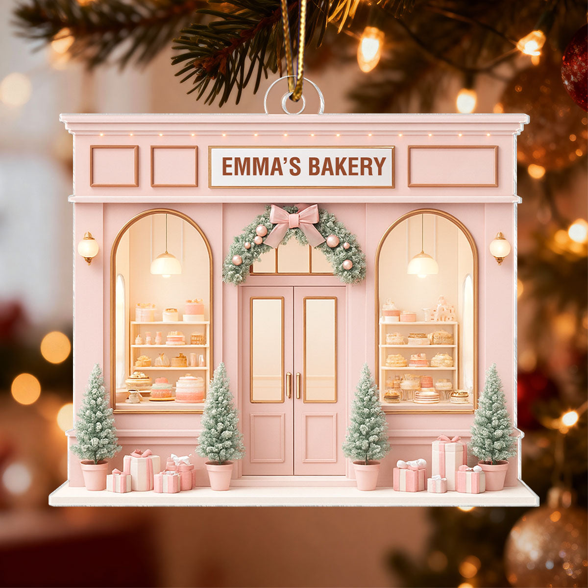 Every Day Smells Like Fresh Bread – Personalized Acrylic Ornament – Perfect Gift for Bakery Owners