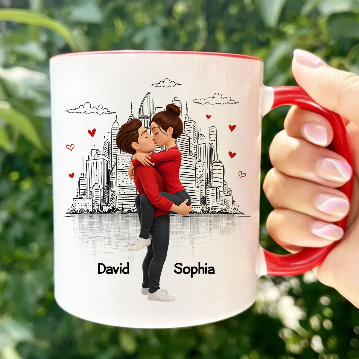 I'm So Glad I Went on a Date with a Complete Stranger - Personalized Mug - Sentimental Valentine's Day Gift for Her