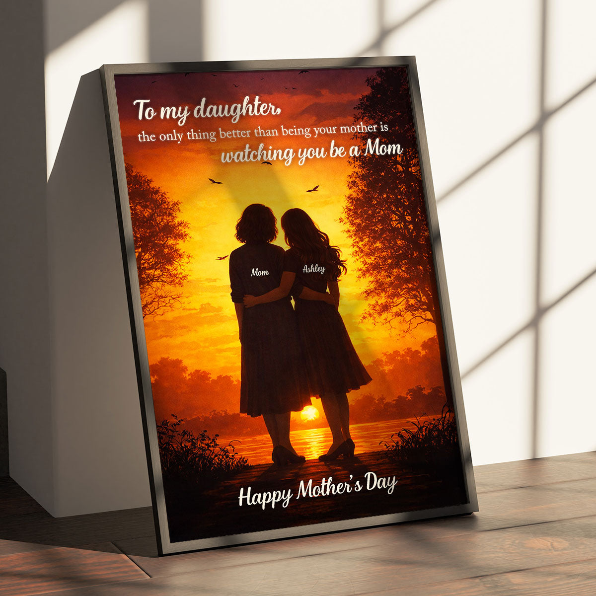 The Only Thing Better Than Being Your Mother - Personalized Poster - Heartfelt Gift For Daughter