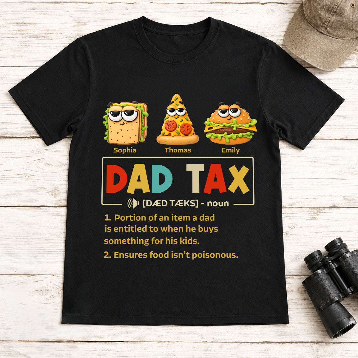 Taste Test Approved By Dad - Personalized Shirt - Heartfelt Gift For Dad, Husband