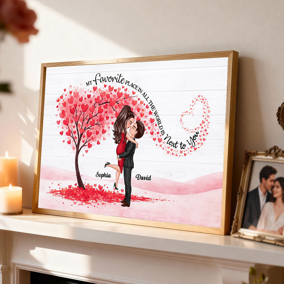 You Will Forever Be My Always - Personalized Poster - Gift for Couple
