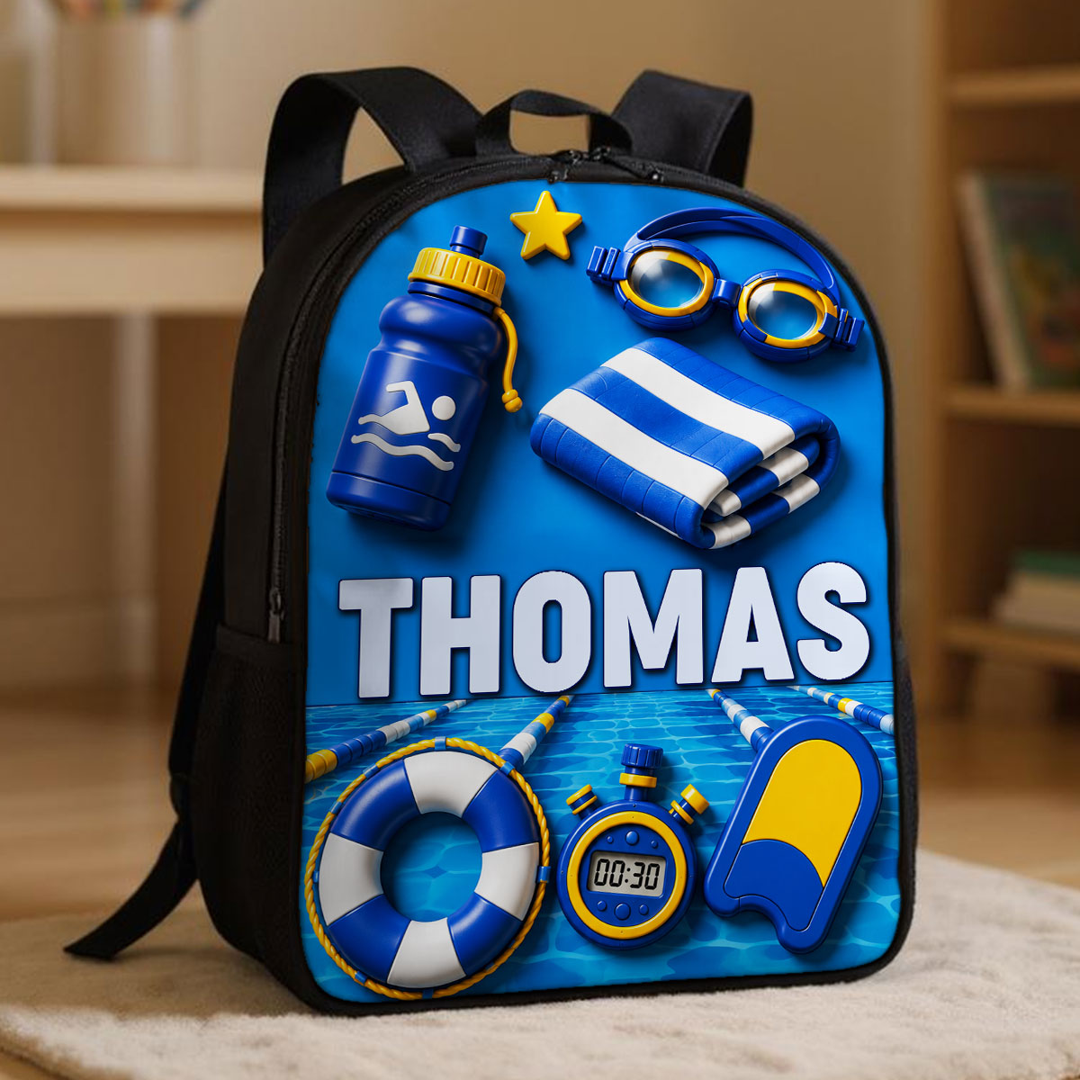 Magical Sports Soccer Baseball For Kids - Personalized Backpack - Back to School Gift for Kids, Boys, Girls
