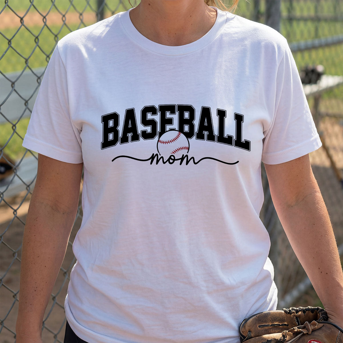 Baseball Mom Baseball Players - Personalized Personalized Double Sided Shirt- Mother's Day Gift For Baseball Mom, Wife