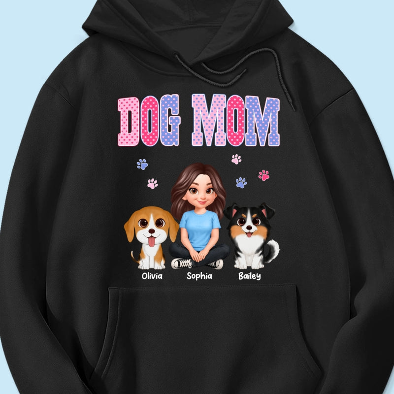 Trending Polka Dot Pattern Spring Summer Vibe Dog Mom - Personalized Shirt - Mother's Day Gift For Dog Mom