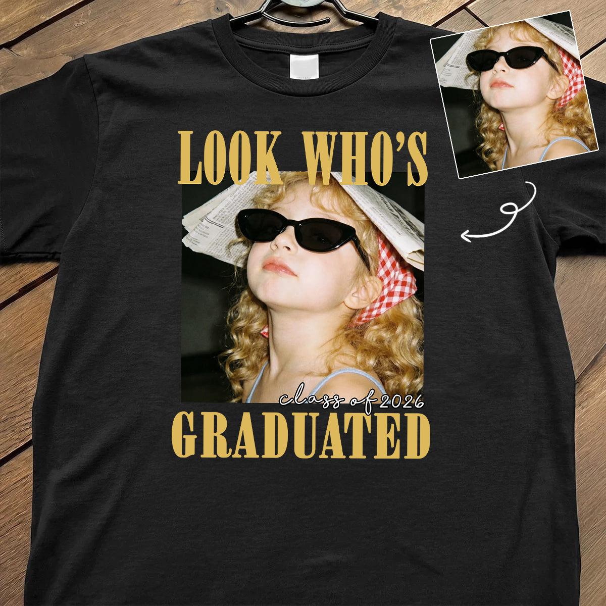 Look Who's Graduated Class Of 2026 - Personalized Shirt - Graduation Gift, Family Matching Shirt Graduation Party Celebration