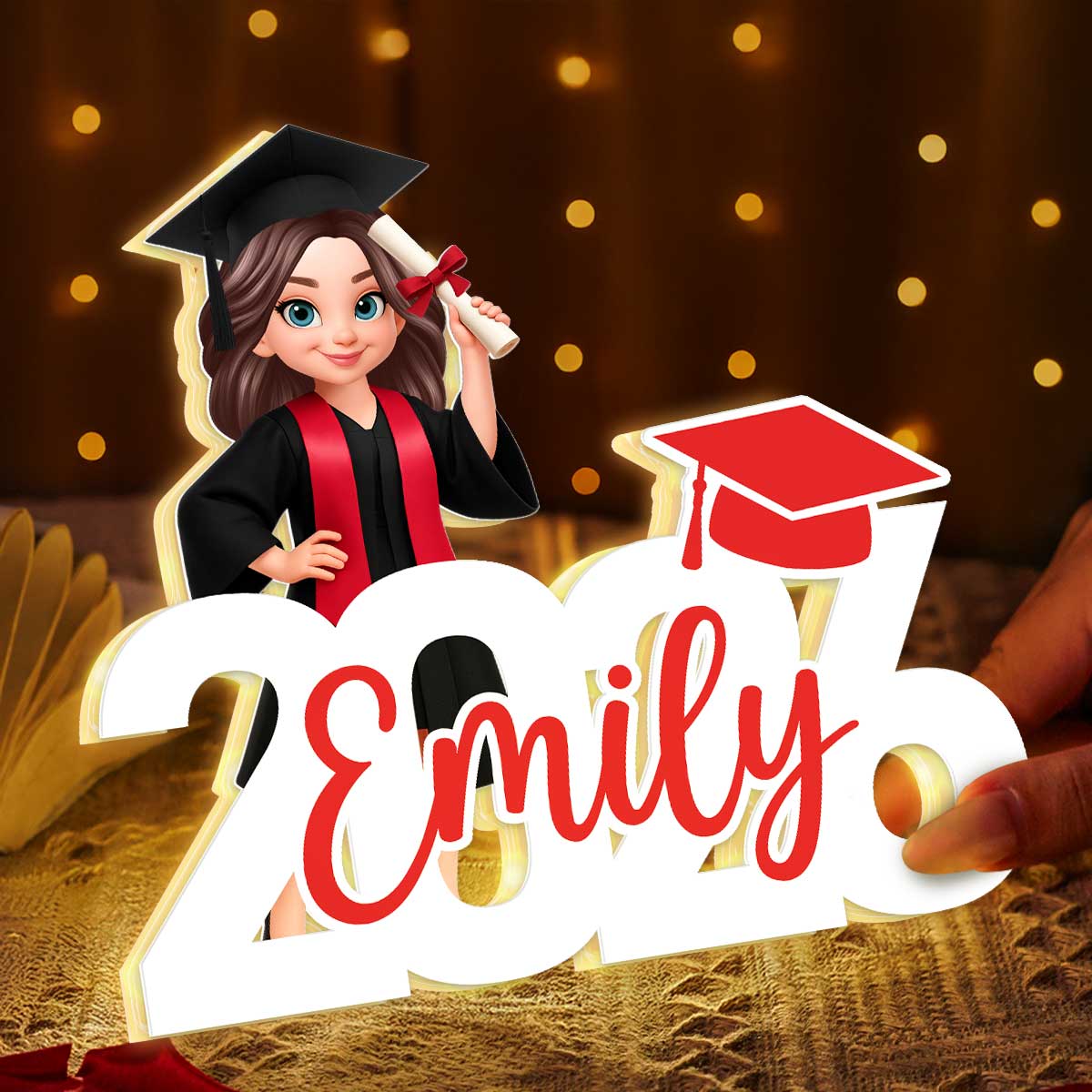 Graduation Senior - Personalized Light Box - Christmas Gift For Graduates