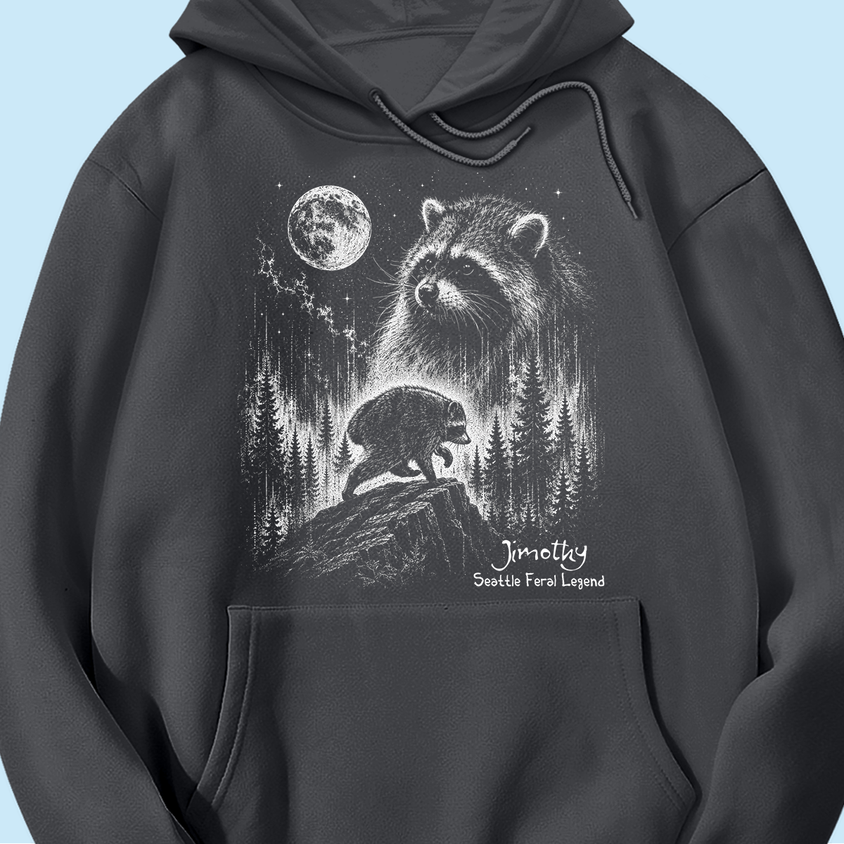 Trending Viral Retro Vintage Jimothy Raccoon Shirt - Trending 2026 Seattle Feral Legend Shirt