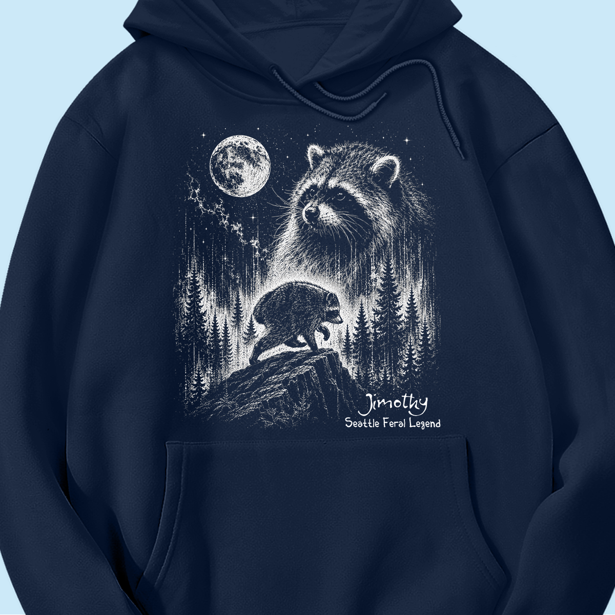Trending Viral Retro Vintage Jimothy Raccoon Shirt - Trending 2026 Seattle Feral Legend Shirt