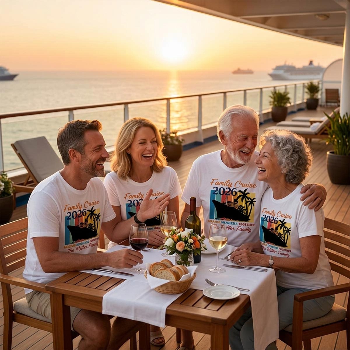 Oh Ship It's A Family Trip - Personalized Shirt - Family Cruise Ship Family Trip Matching