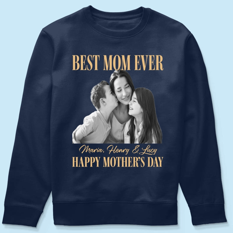 Trending Vintage Best Mom Ever - Personalized Shirt - Mother's Day Gift For Mom