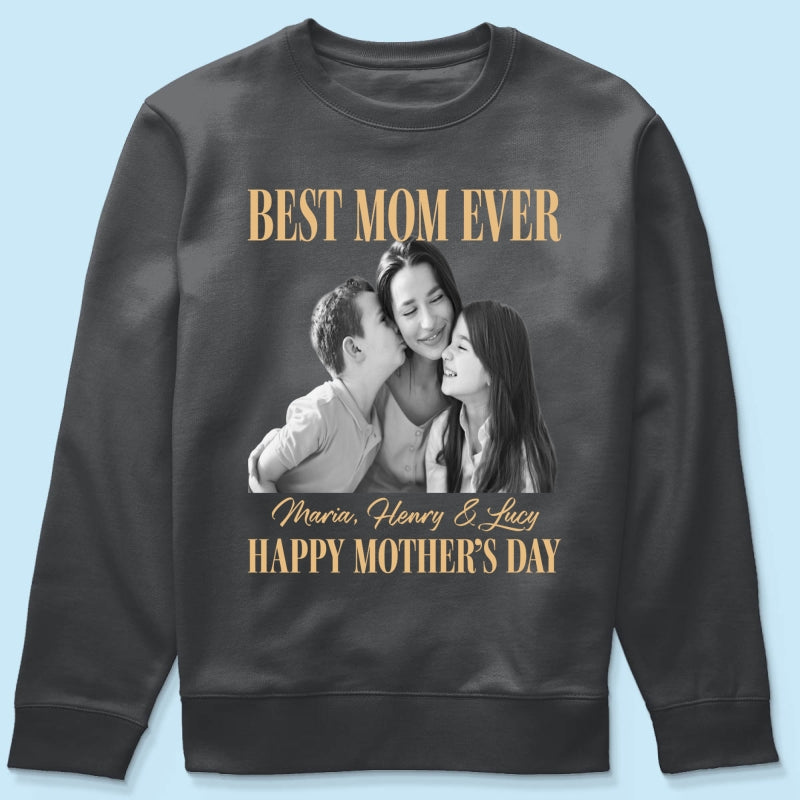 Trending Vintage Best Mom Ever - Personalized Shirt - Mother's Day Gift For Mom