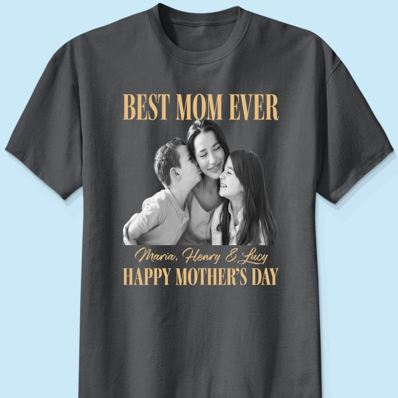 Trending Vintage Best Mom Ever - Personalized Shirt - Mother's Day Gift For Mom