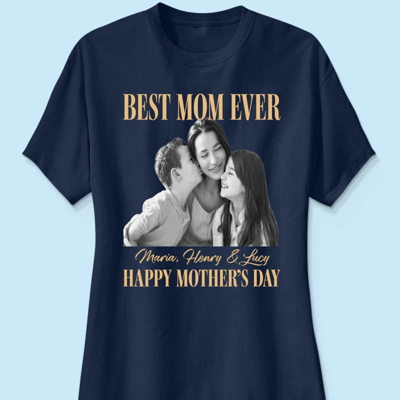 Trending Vintage Best Mom Ever - Personalized Shirt - Mother's Day Gift For Mom