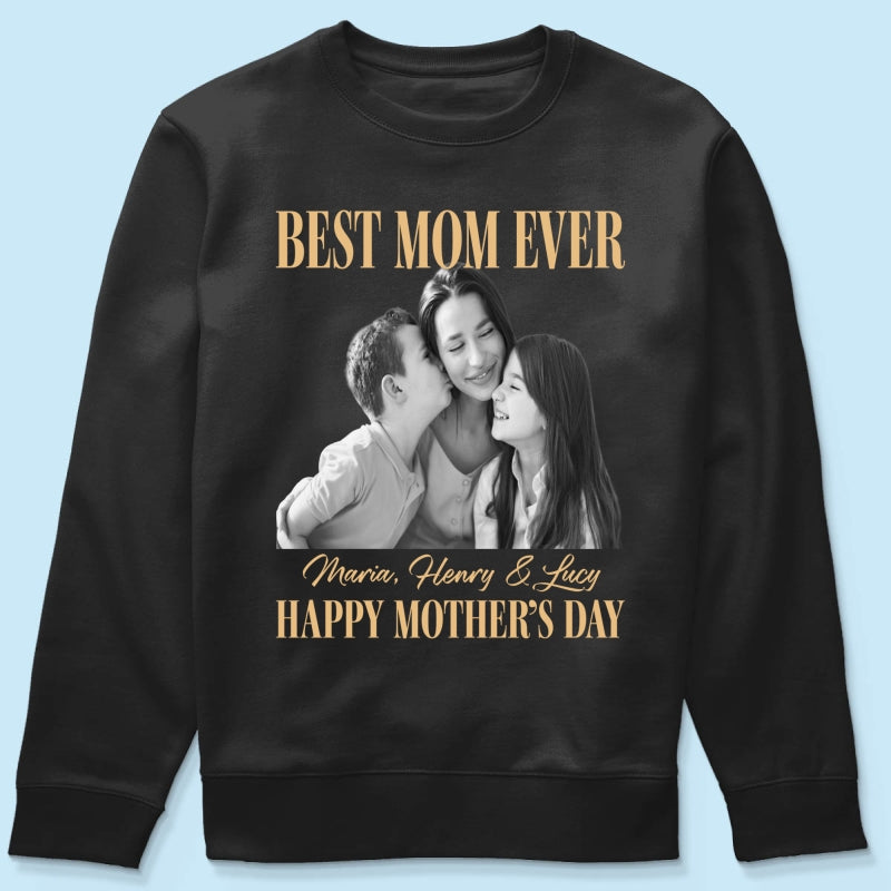 Trending Vintage Best Mom Ever - Personalized Shirt - Mother's Day Gift For Mom