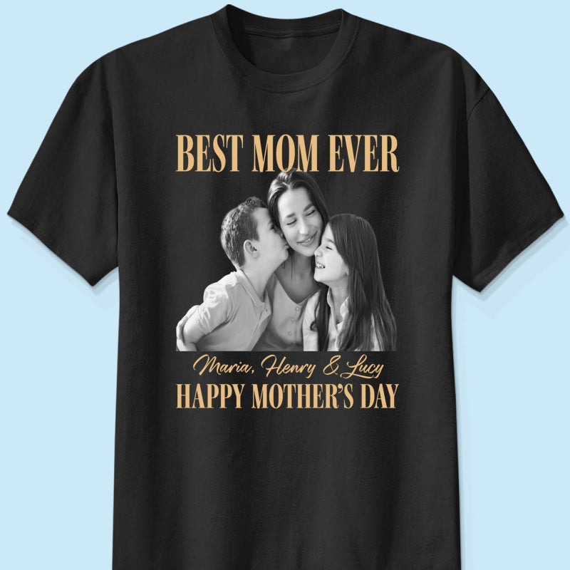 Trending Vintage Best Mom Ever - Personalized Shirt - Mother's Day Gift For Mom